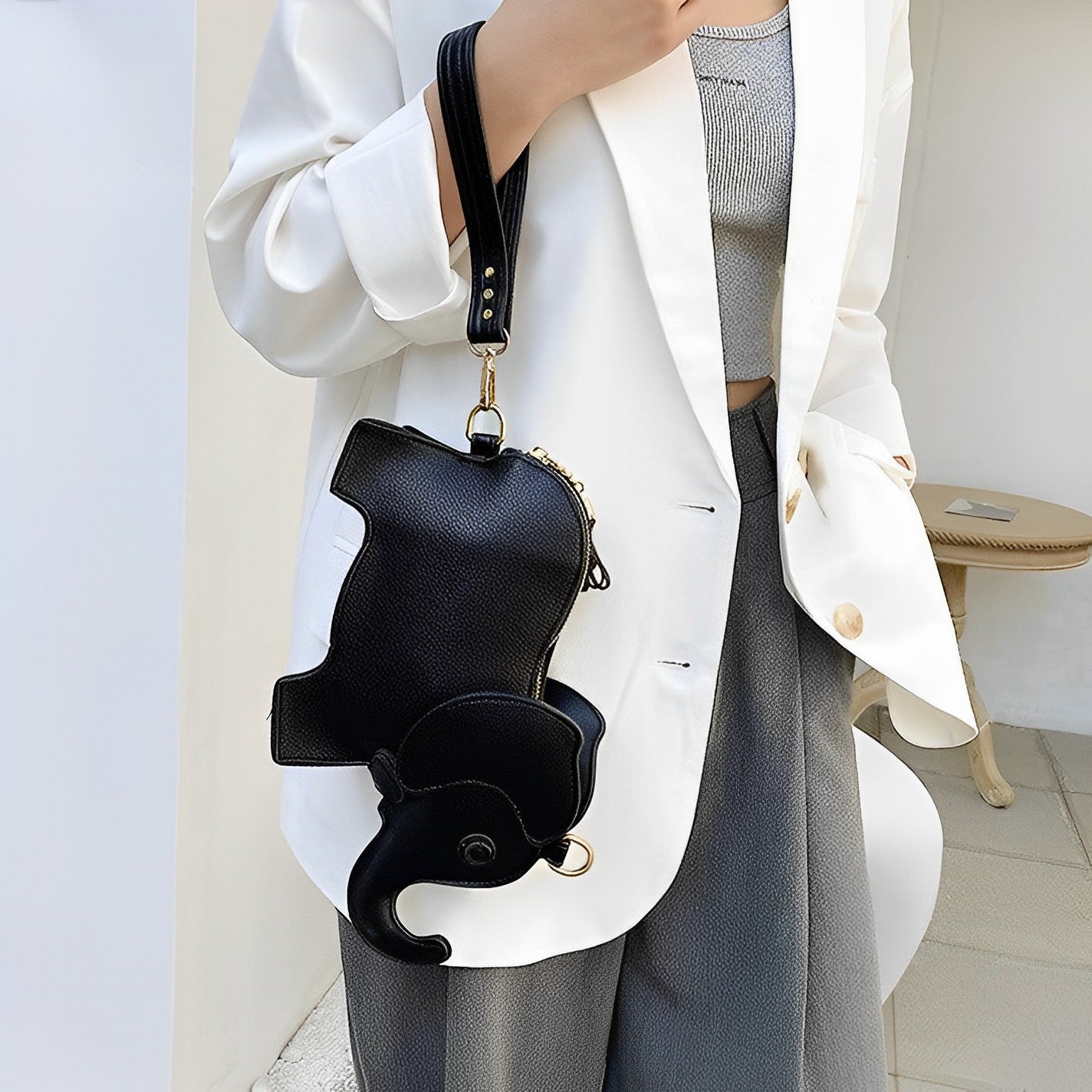 Elly | Mini Elephant Bag - By Qivii