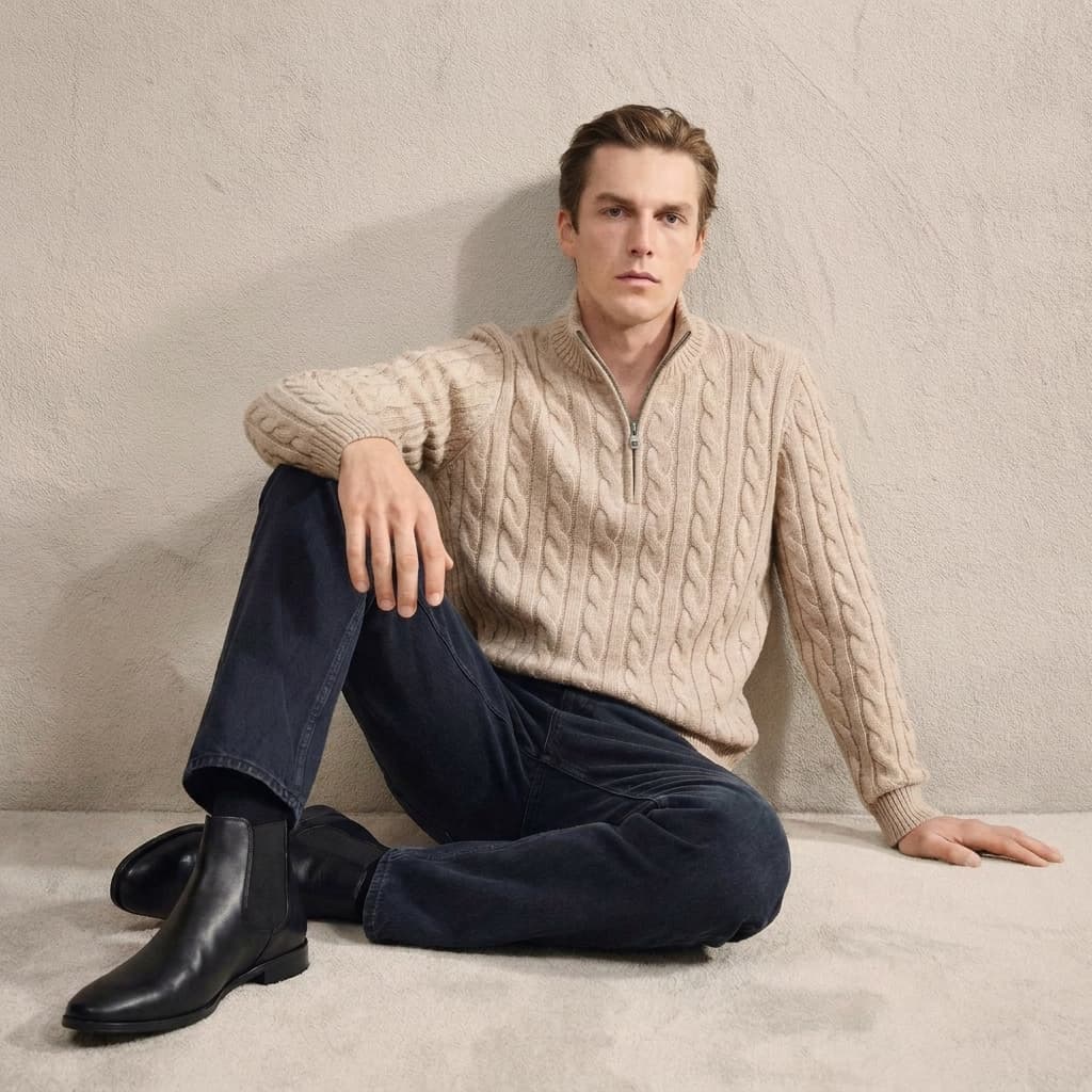 Nantucket Knit Quarter Zip