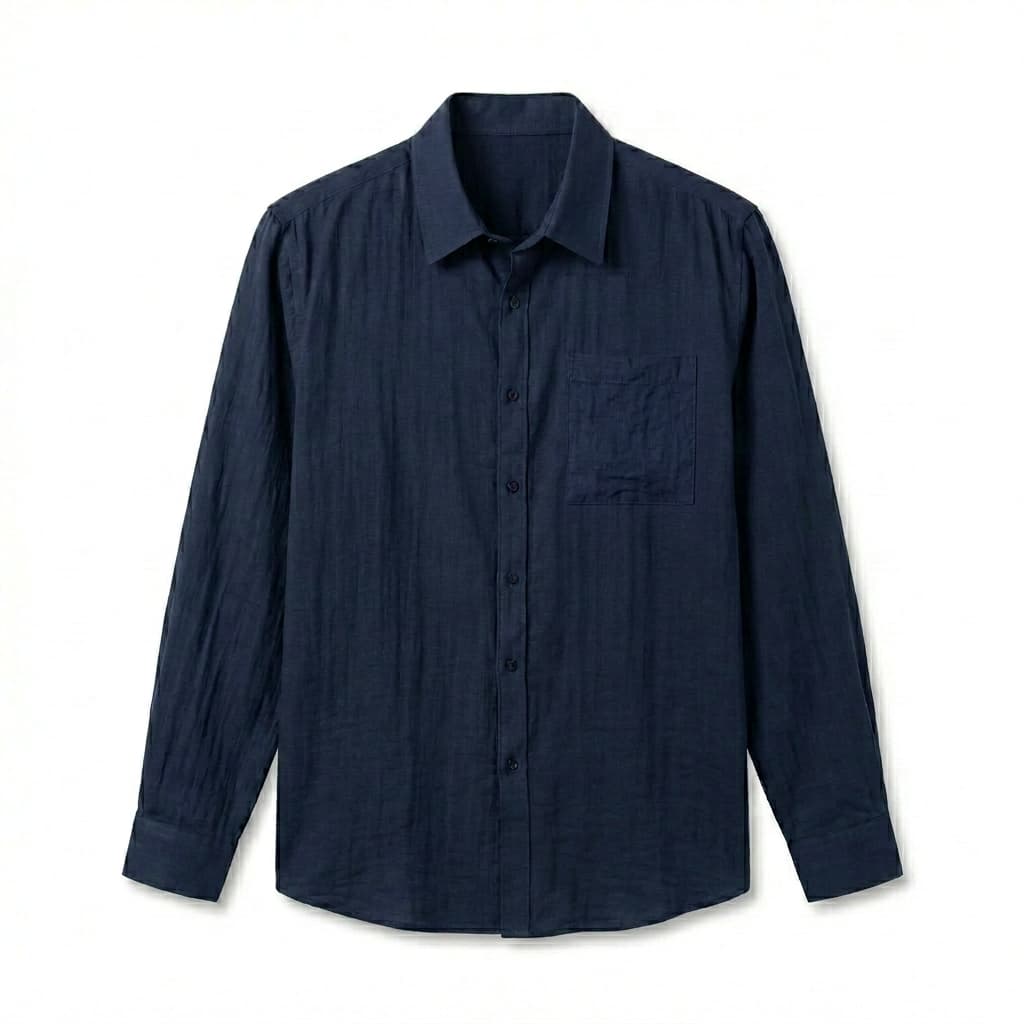 Antibes Long-Sleeve Linen Shirt