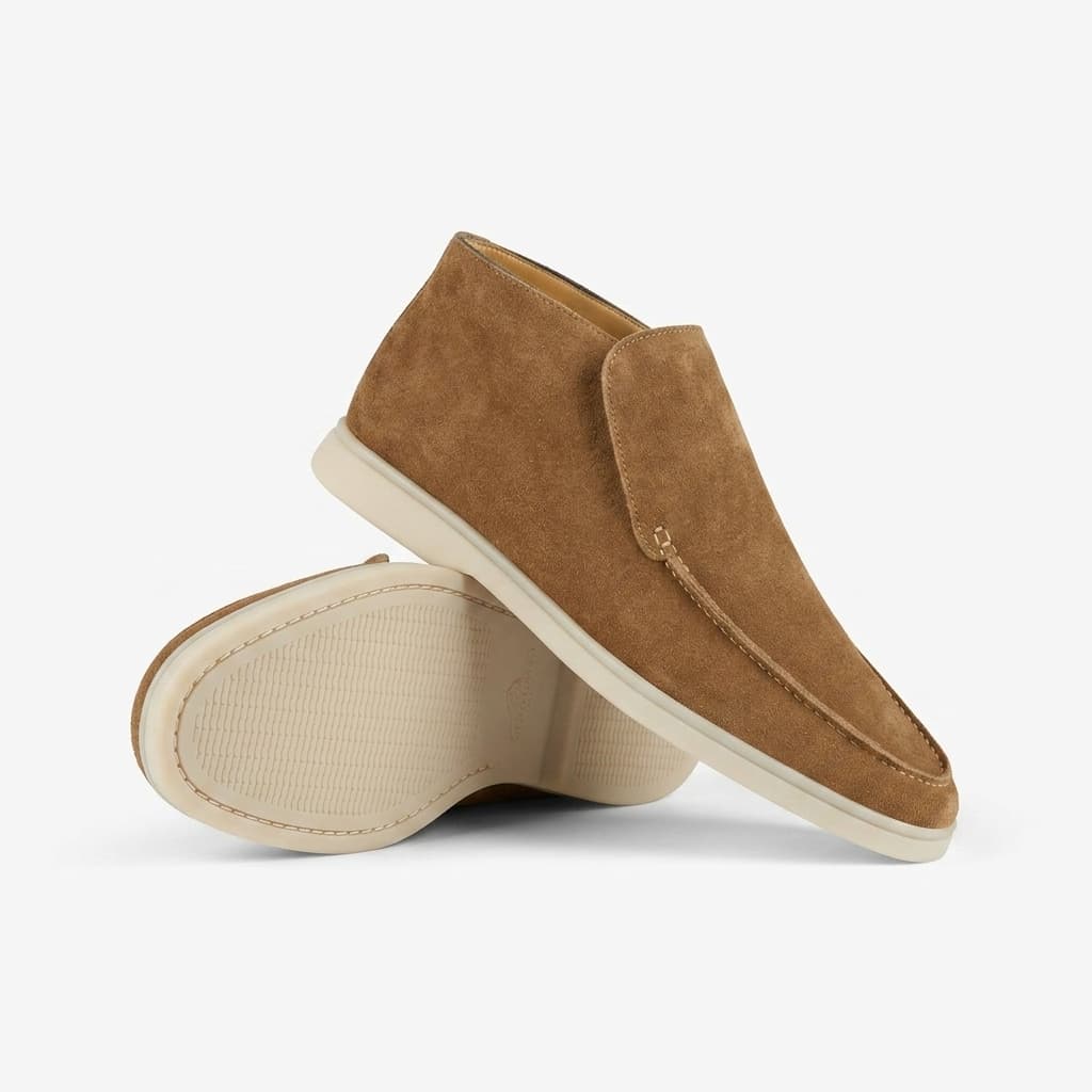 Portofino Suede Hi-Top Loafer