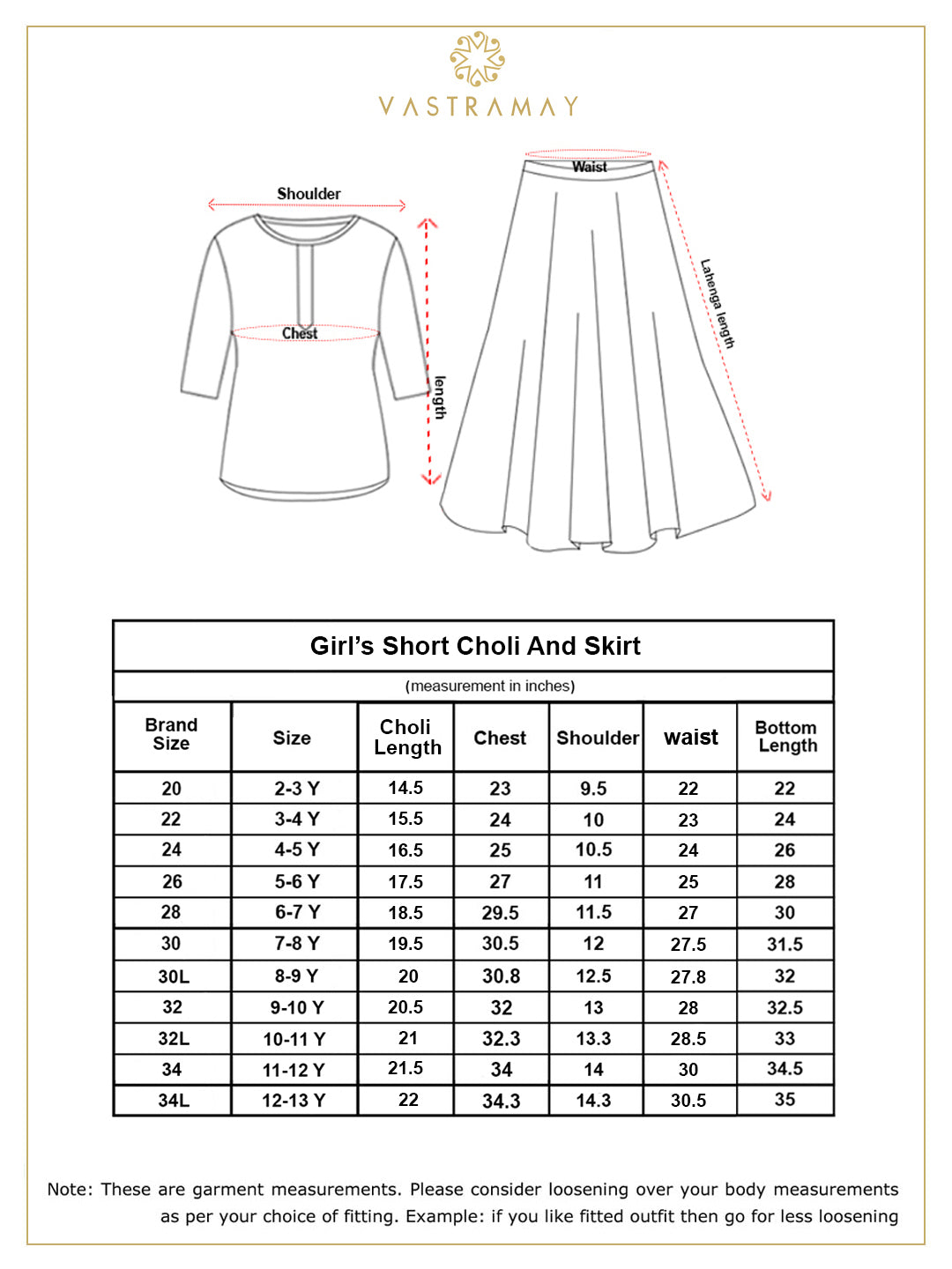 Vastramay Girl's Maroon And Green Pavda Pattu Lehenga Choli Set - qivii