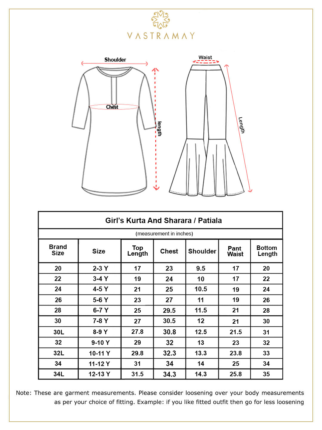 VASTRAMAY Girls' Yellow Kurta And Sharara Set - qivii