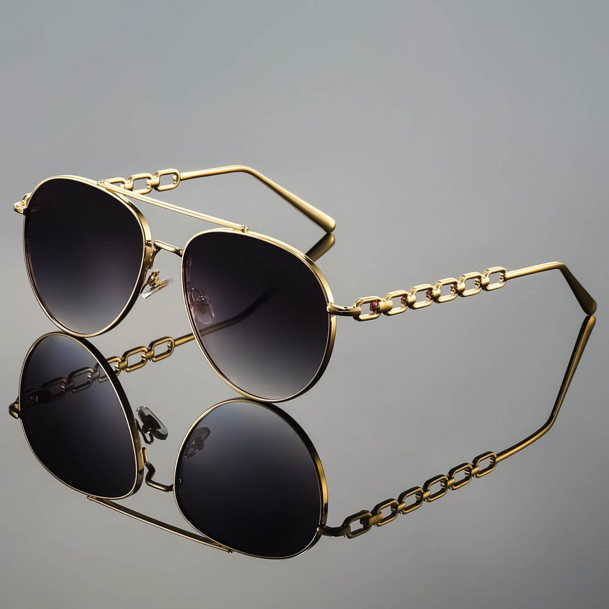 Chain Reaction Retro Shades - By Qivii