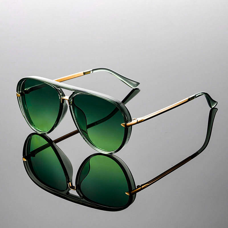 Primadona Retro Aviator Shades - By Qivii