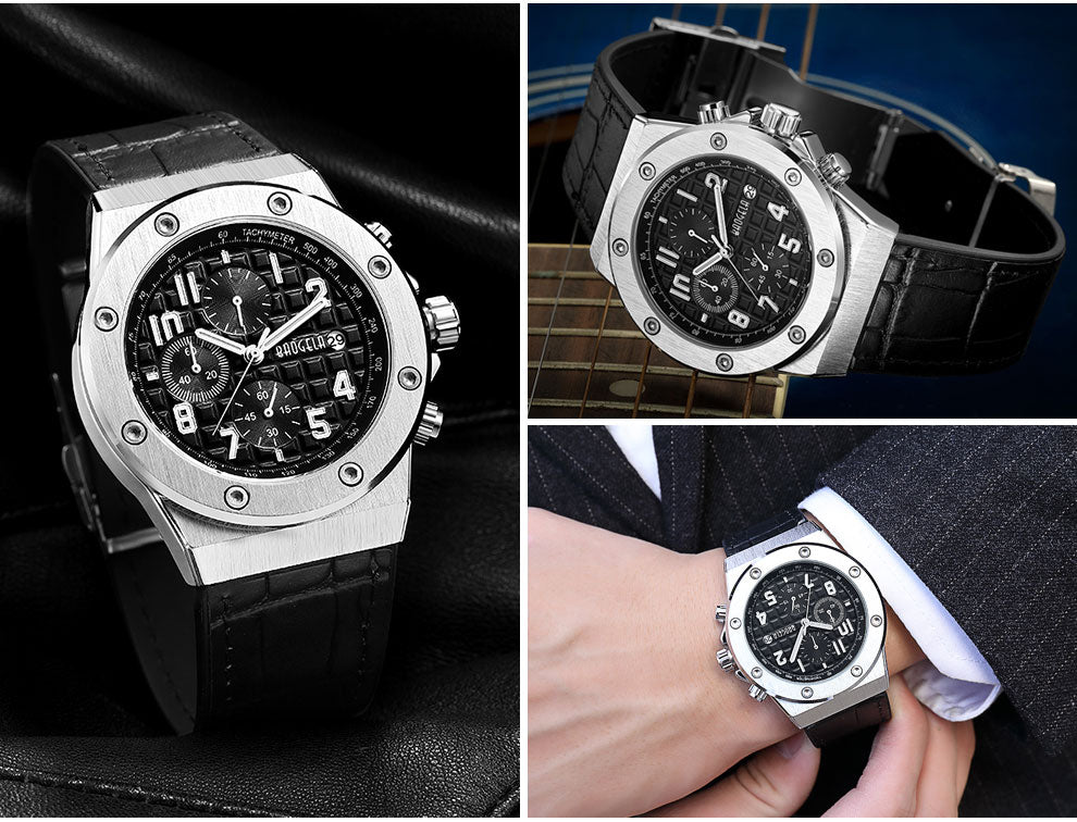 Everyday Chronograaf Horloge - By Qivii