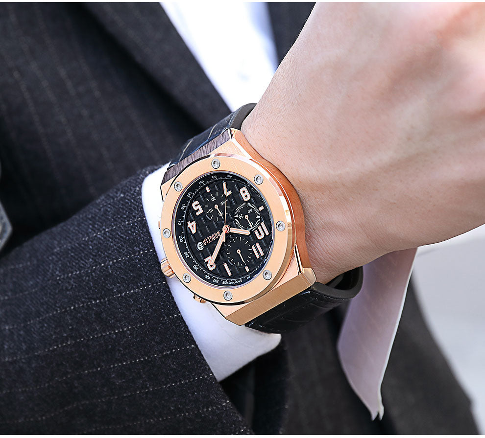 Everyday Chronograaf Horloge - By Qivii