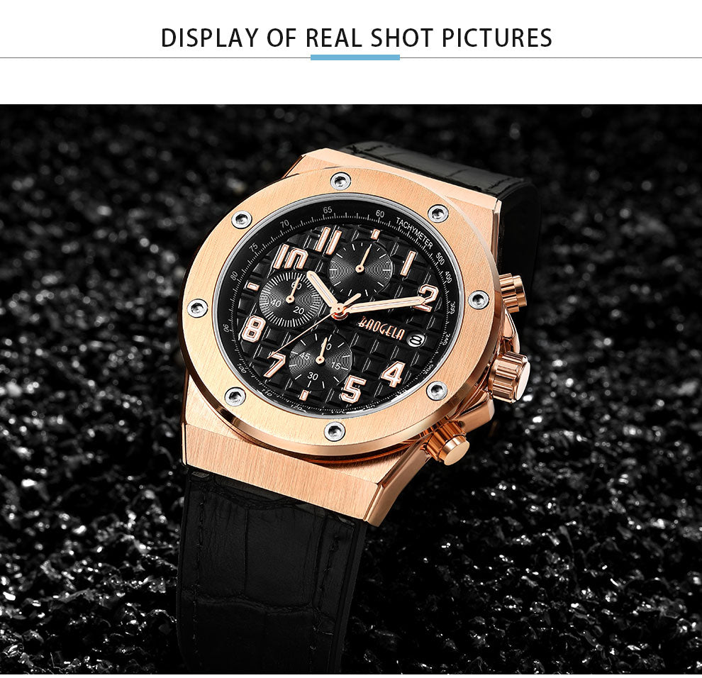 Everyday Chronograaf Horloge - By Qivii