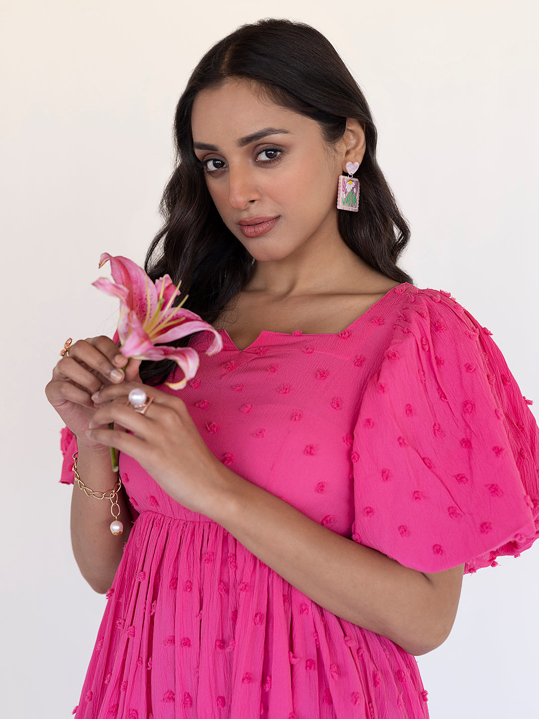 Honeysuckle Bow Dress - By Ragavi - qivii