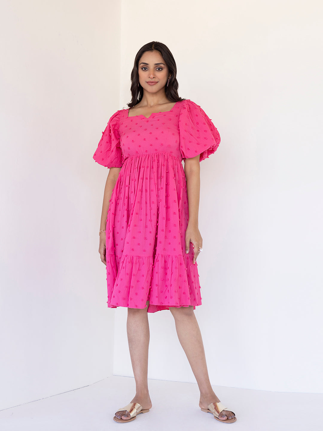 Honeysuckle Bow Dress - By Ragavi - qivii