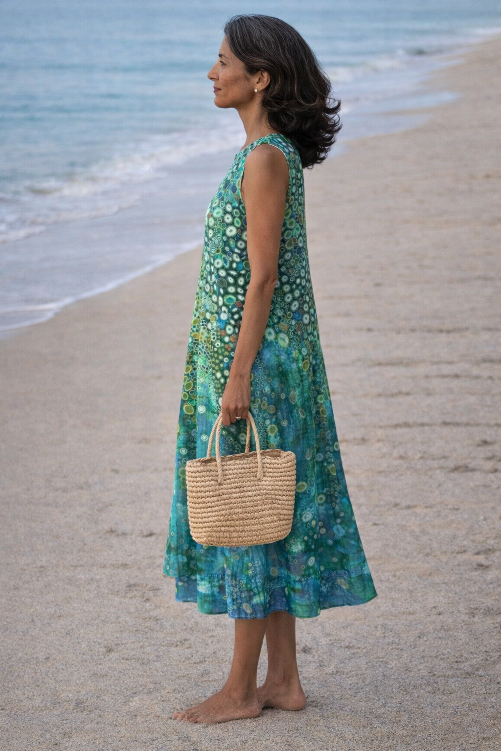 Zara | Midi-jurk met koraalprint - By Qivii