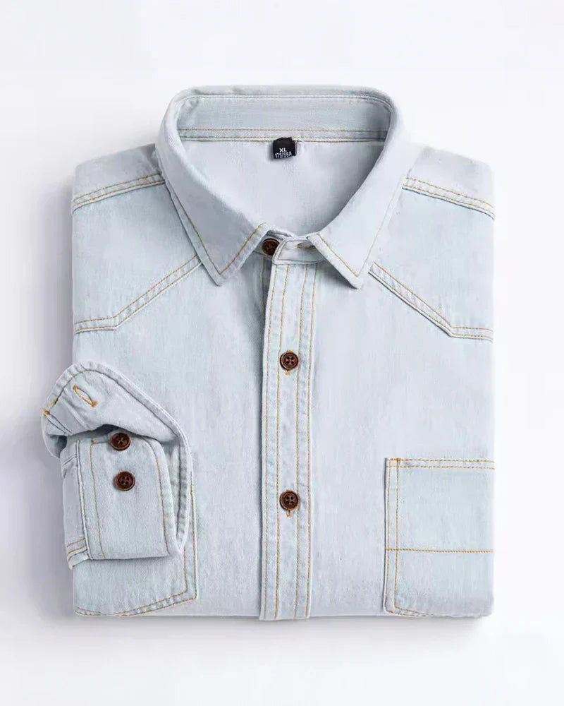 Naismith | Essentiële Denim Overhemd - By Qivii