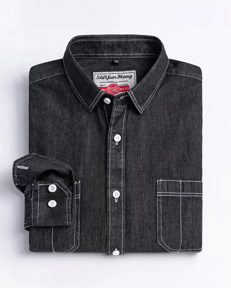 Naismith | Essentiële Denim Overhemd - By Qivii