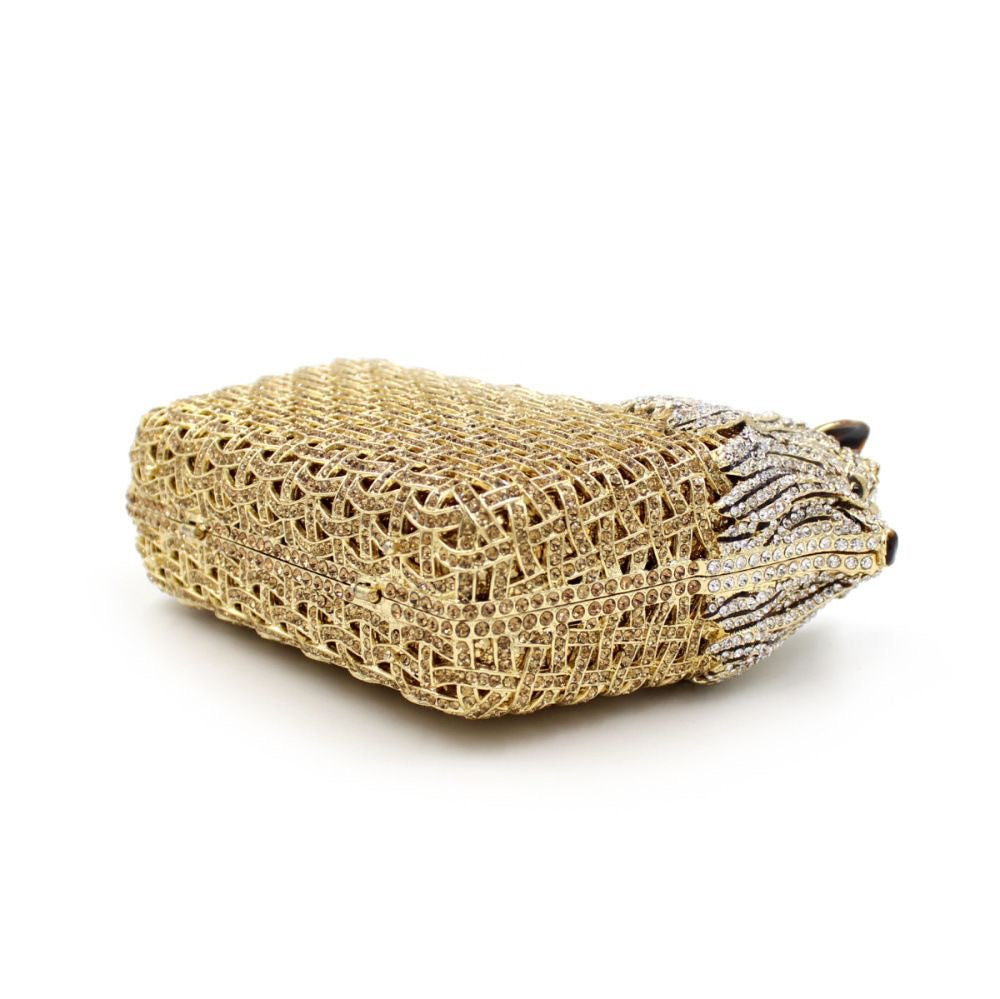 Golden Guardian Crystal Clutch - By Qivii