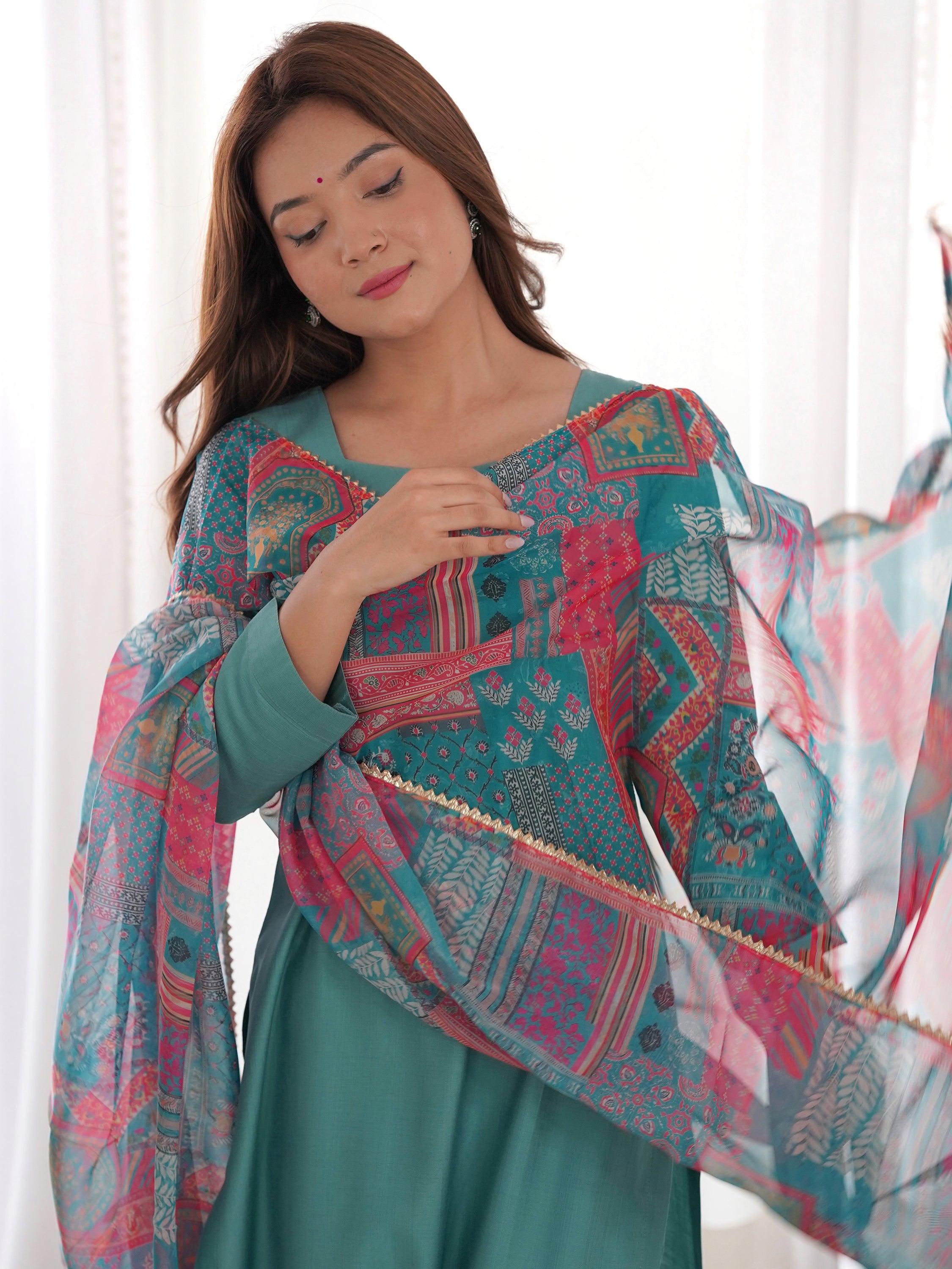 Lightweight organza fabric drapes gracefully