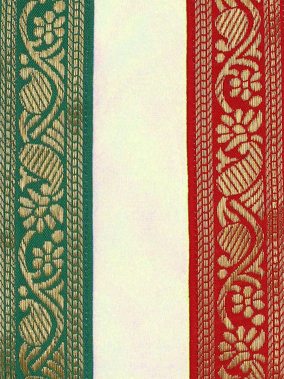 VASTRAMAY Boy's Gold Cotton Blend Kurta Dhoti and Dupatta Set - qivii