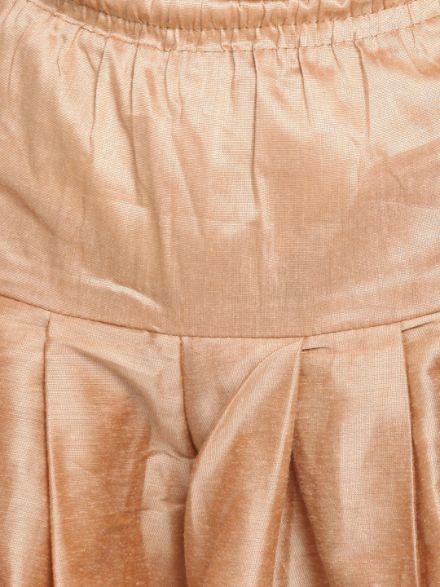 Vastramay Boys' Light Blue Cotton Silk Blend Kurta and Dhoti Set - qivii