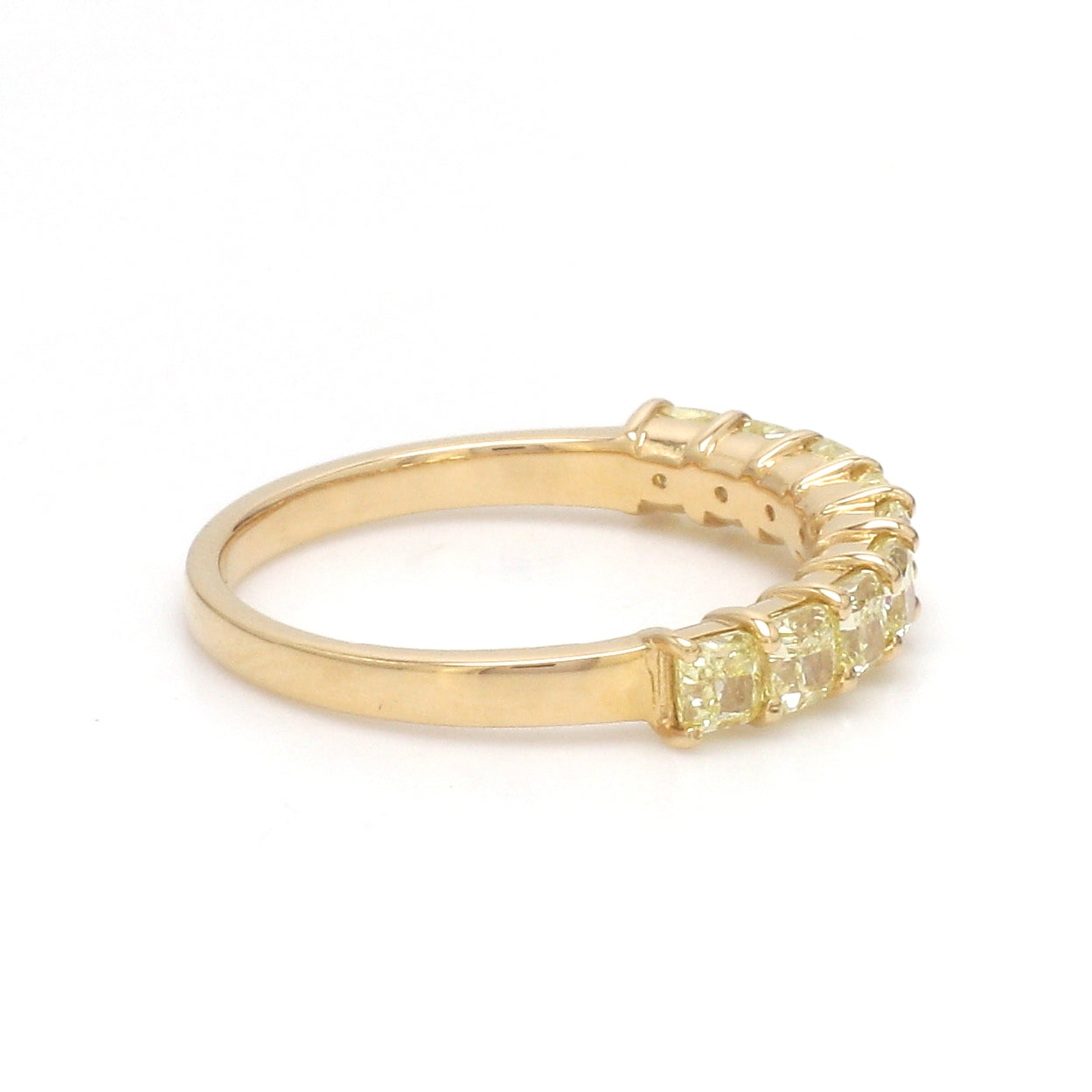 JPRG-3459/8837 Yellow Diamond Half Ring