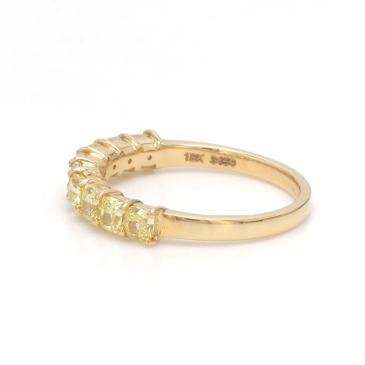JPRG-3459/8837 Yellow Diamond Half Ring