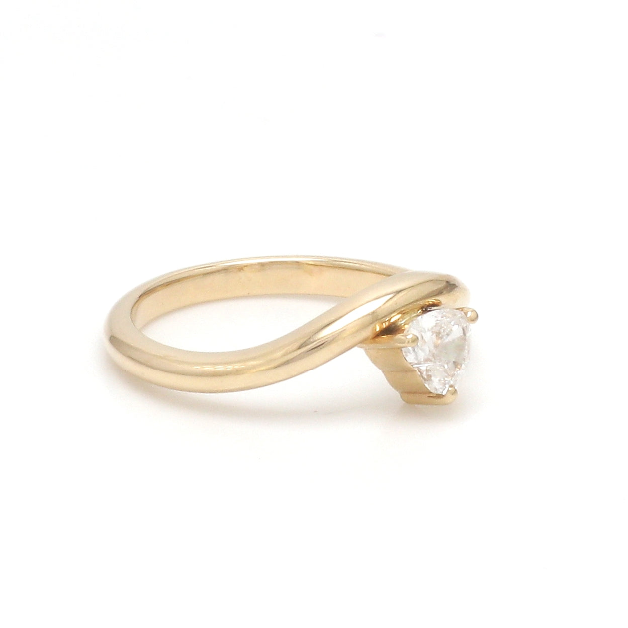 JPRG-3478/8891 Lab Grown Diamond Heart Wave Ring