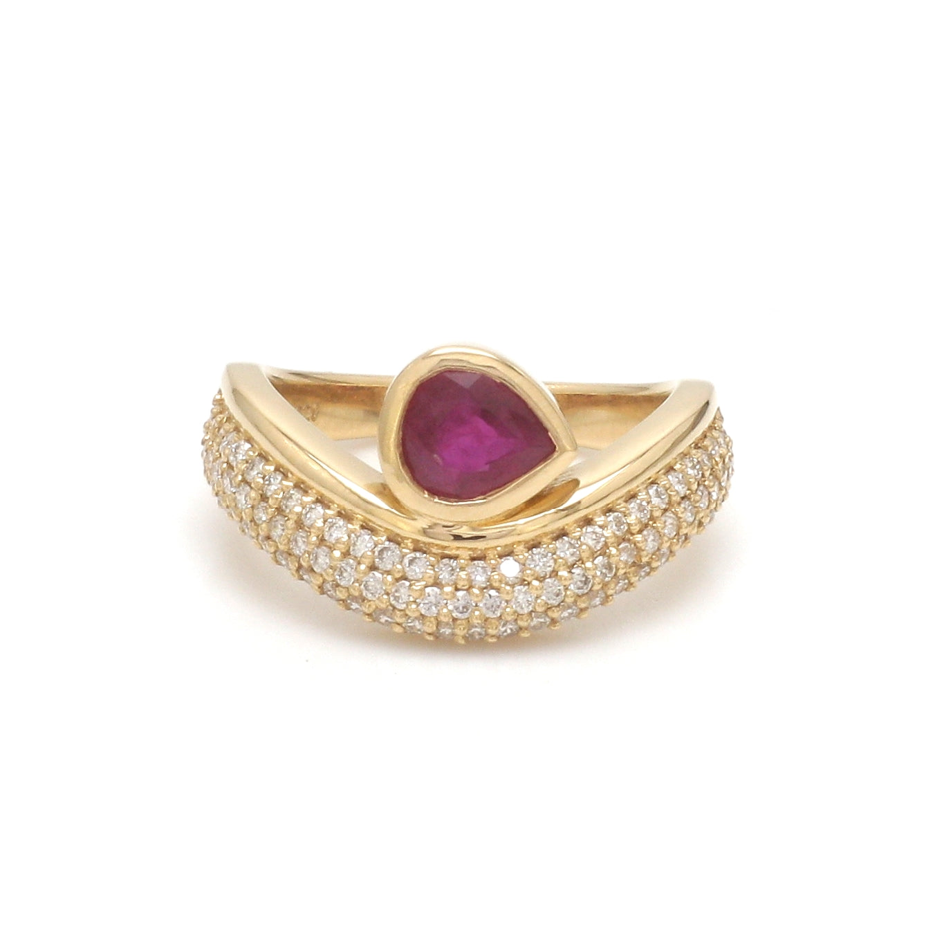 JPRG-3629/9169 Diamond Ruby Ring