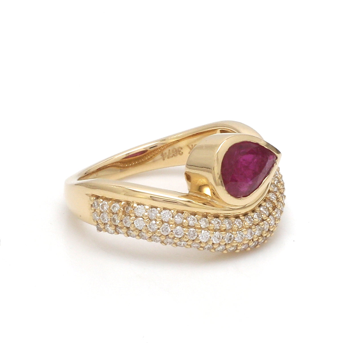 JPRG-3674/9262 Ruby Diamond Ring
