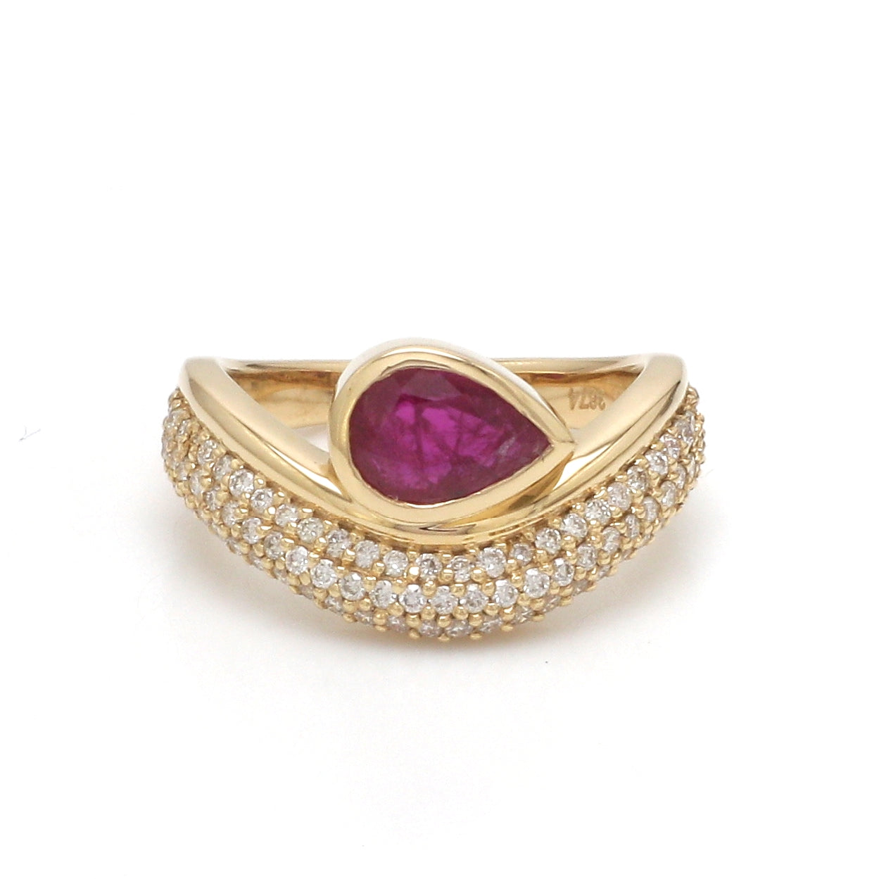 JPRG-3674/9262 Ruby Diamond Ring