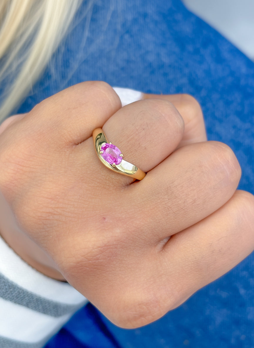 JPRG-3679/9267 Pink Sapphire Ring
