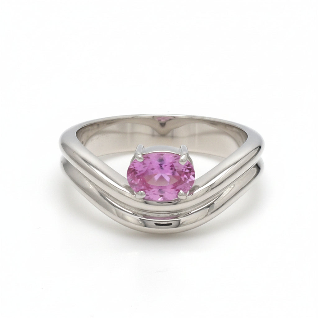 JPRG-3682/9270 Pink Sapphire Ring
