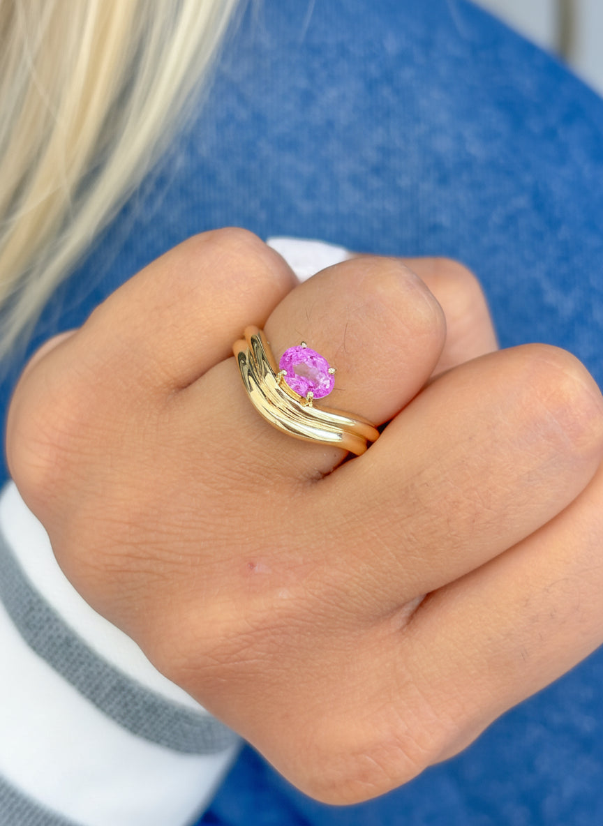 JPRG-3682/9270 Pink Sapphire Ring