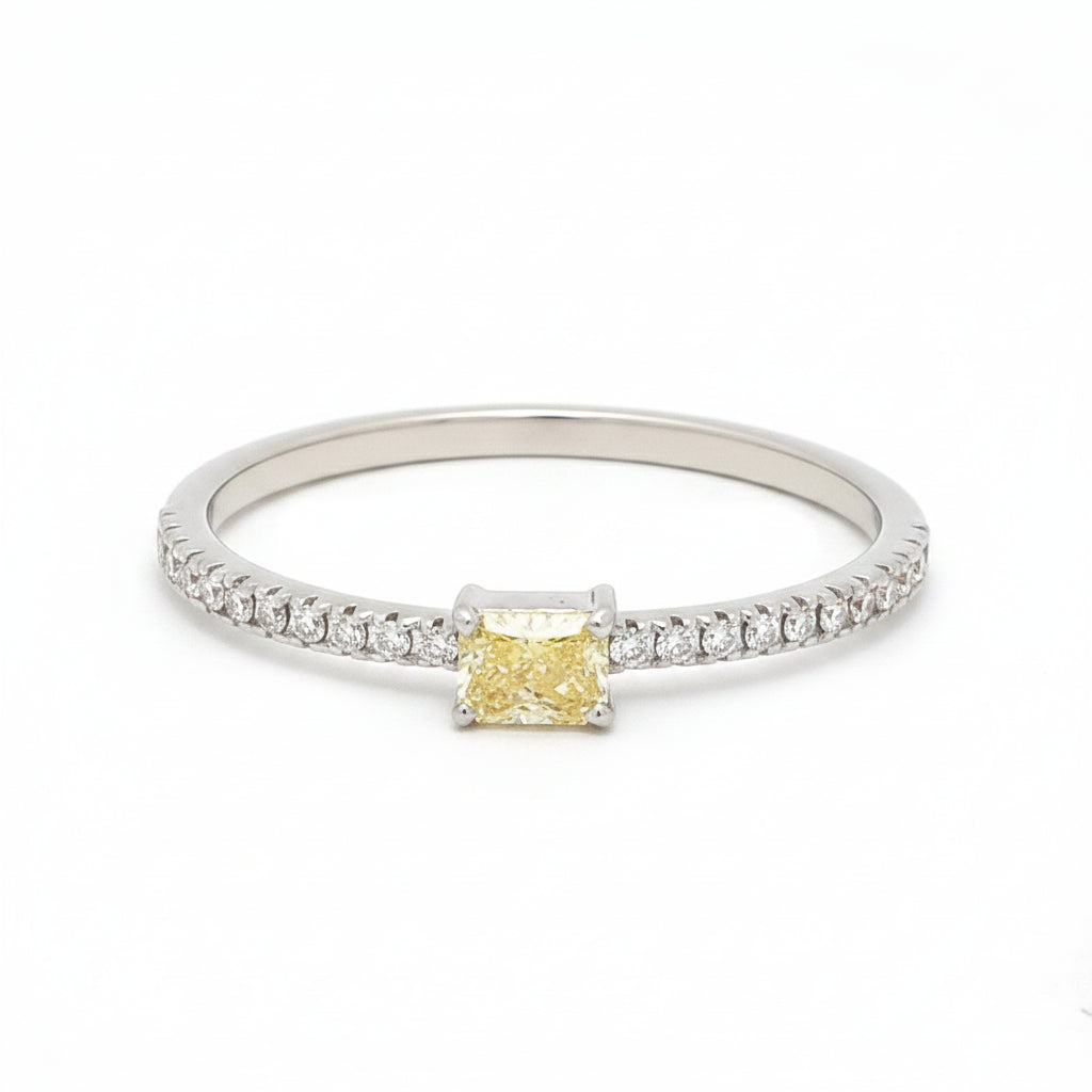 JPRG-3705/9309 Yellow Diamond Diamond Ring