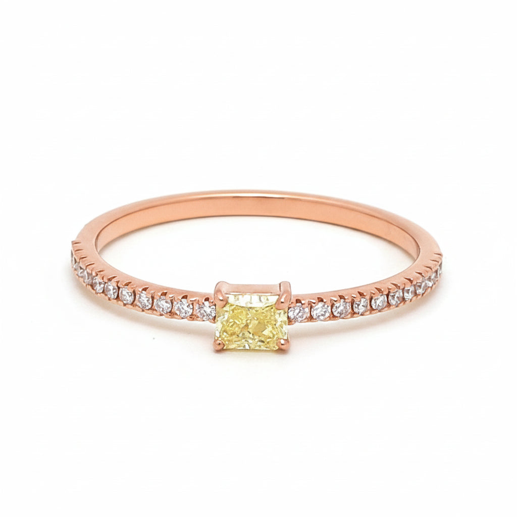 JPRG-3705/9309 Yellow Diamond Diamond Ring