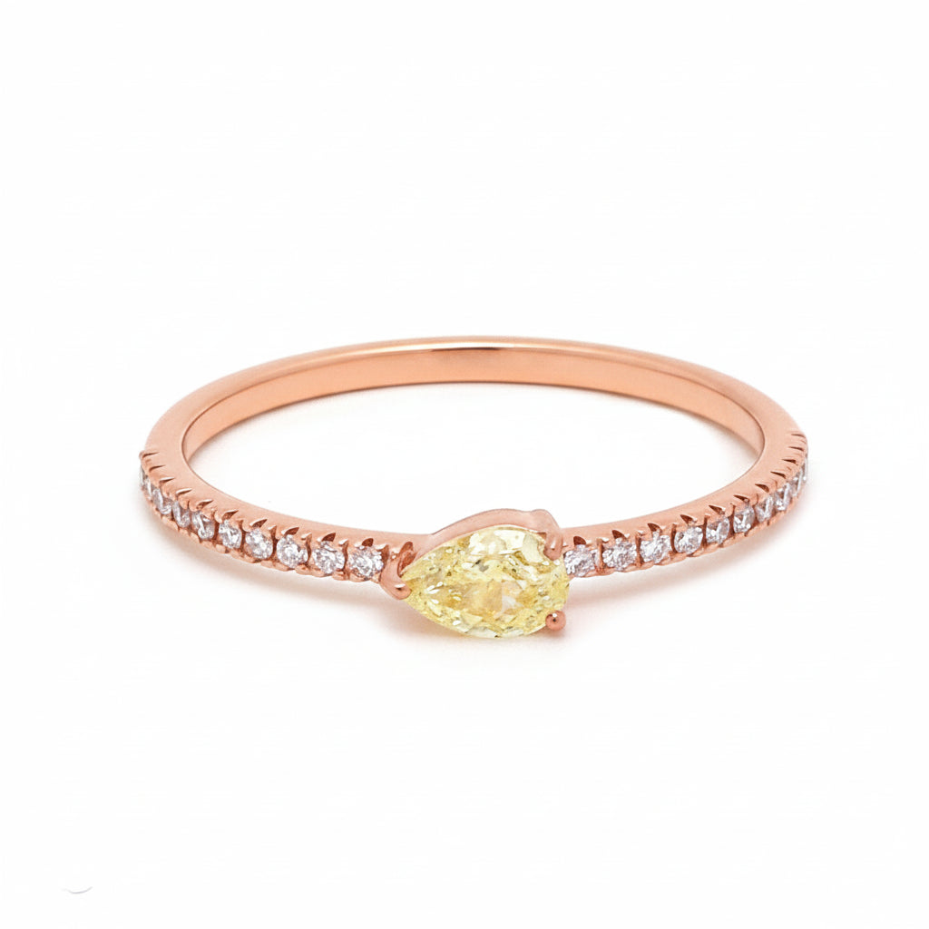 JPRG-3706/9310 Yellow Diamond Diamond Ring