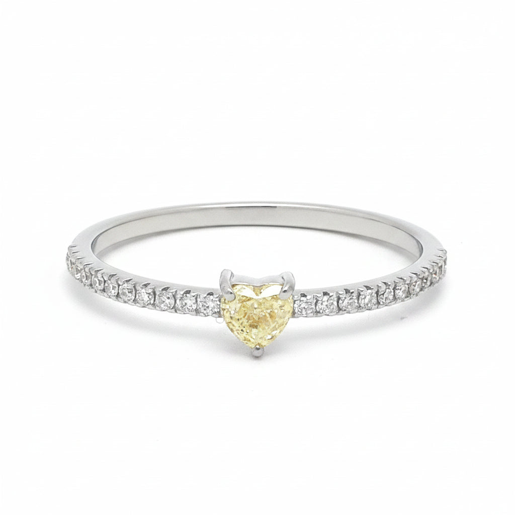 JPRG-3708/9321 Yellow Diamond Diamond Ring