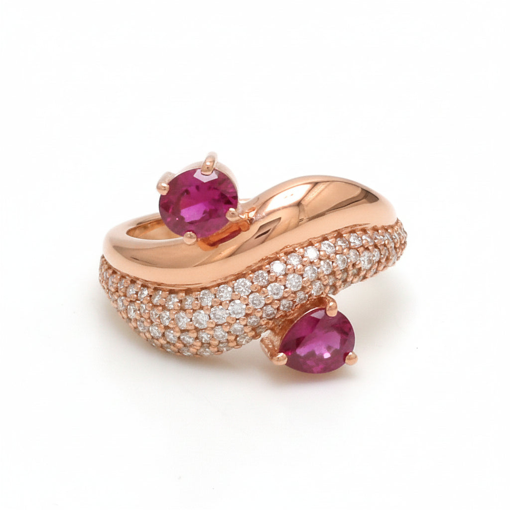 JPRG-3709/9312 Diamond Ruby Ring