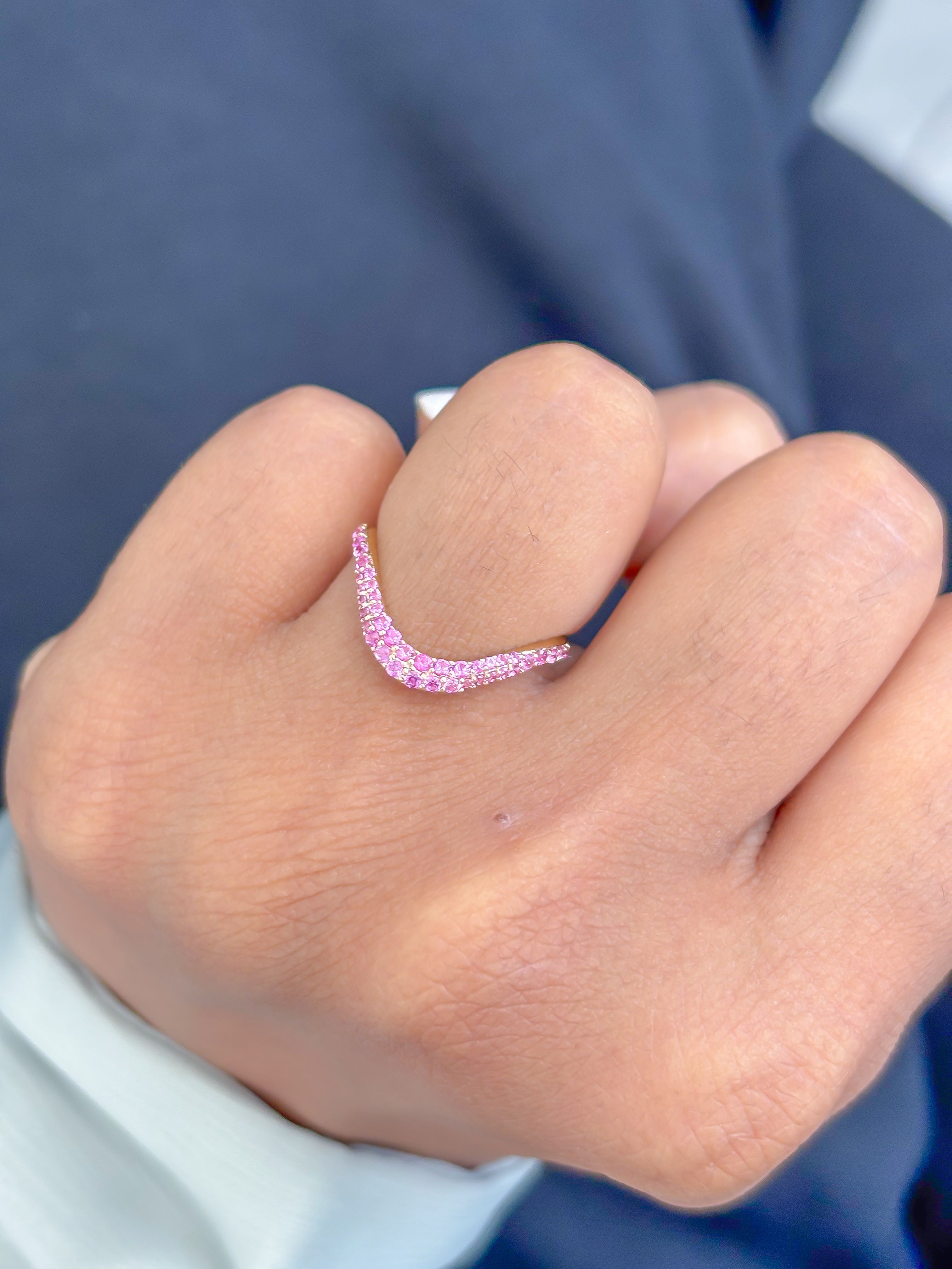 JPRG-3729/9337 Pink Sapphire Ring
