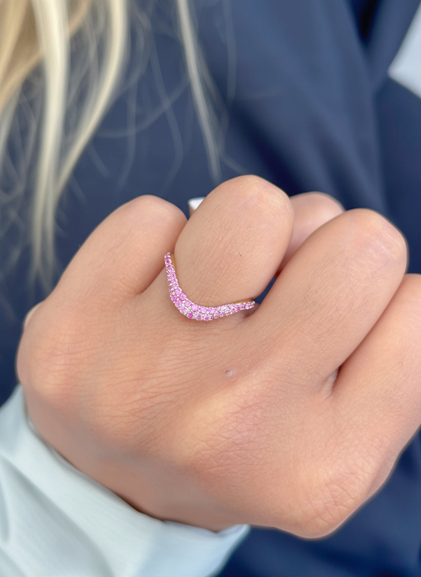 JPRG-3729/9337 Pink Sapphire Ring