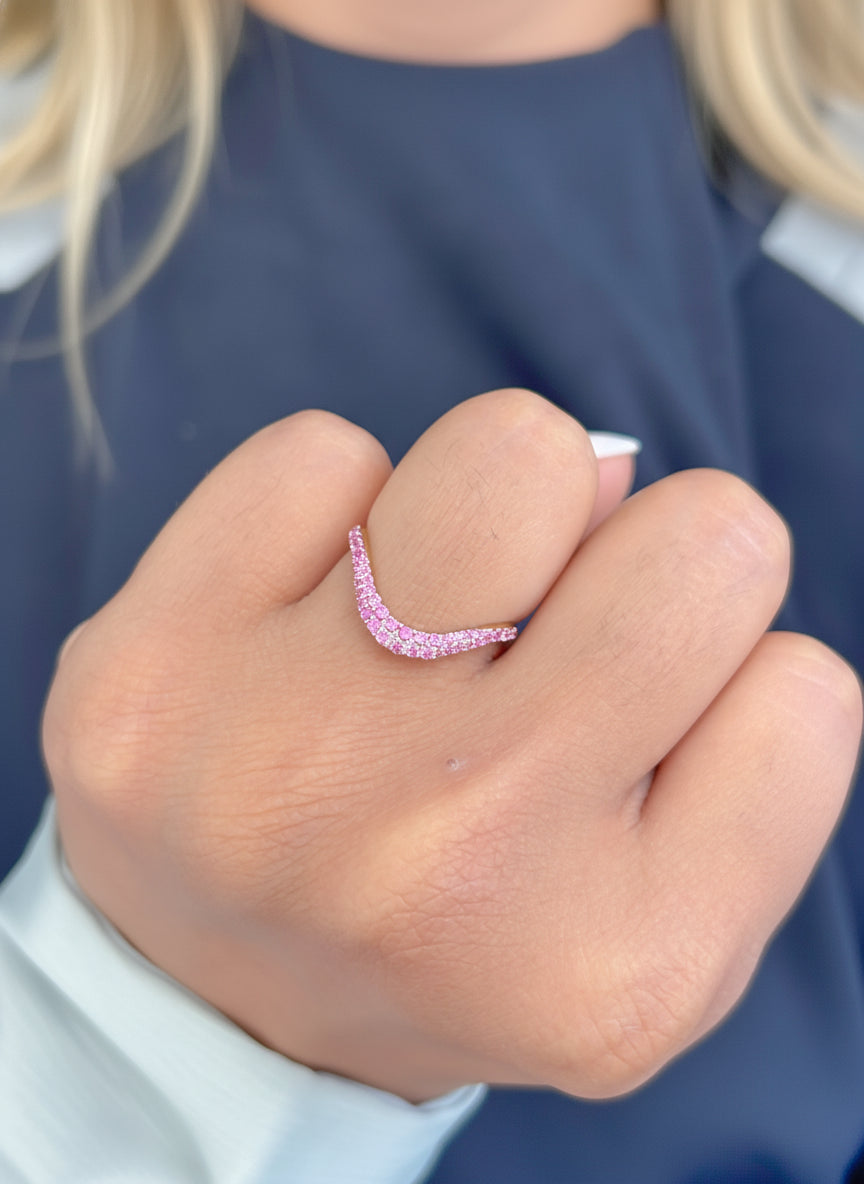 JPRG-3729/9337 Pink Sapphire Ring