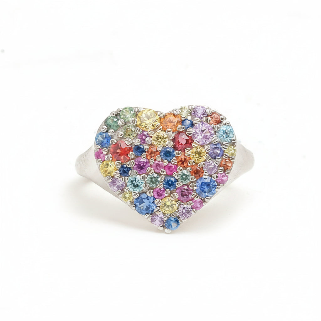 JPRG-3737/9345 Rainbow Sapphire Ring