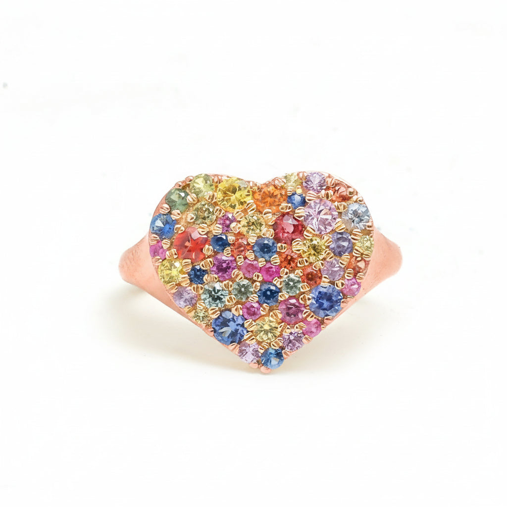 JPRG-3737/9345 Rainbow Sapphire Ring
