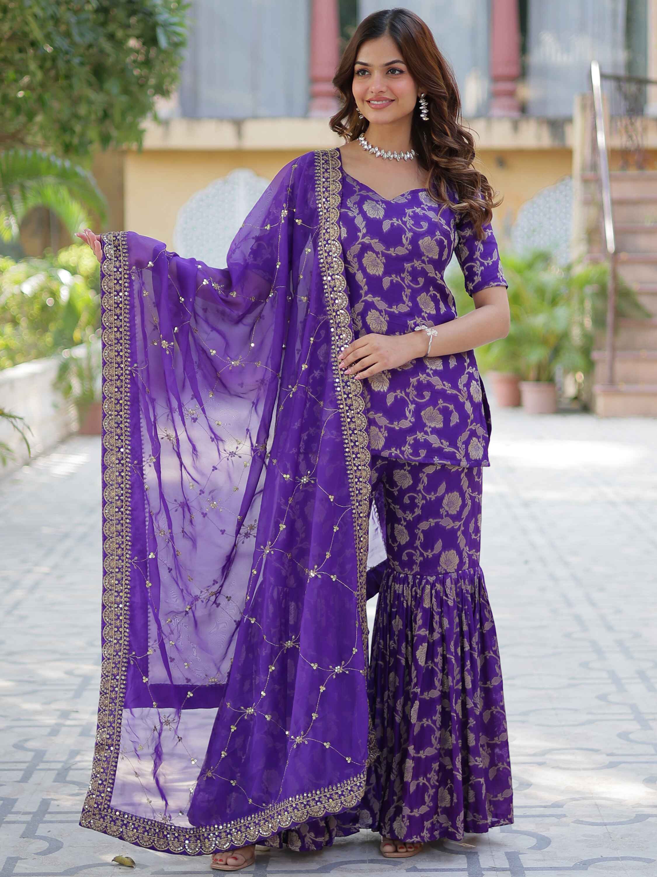 Stunning ensemble perfect for weddings, special occasions, or festive gatherings