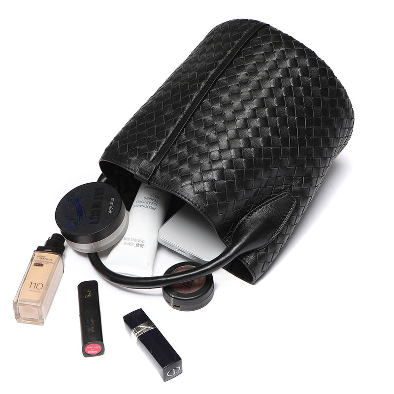 Diana Woven Bucket Bag
