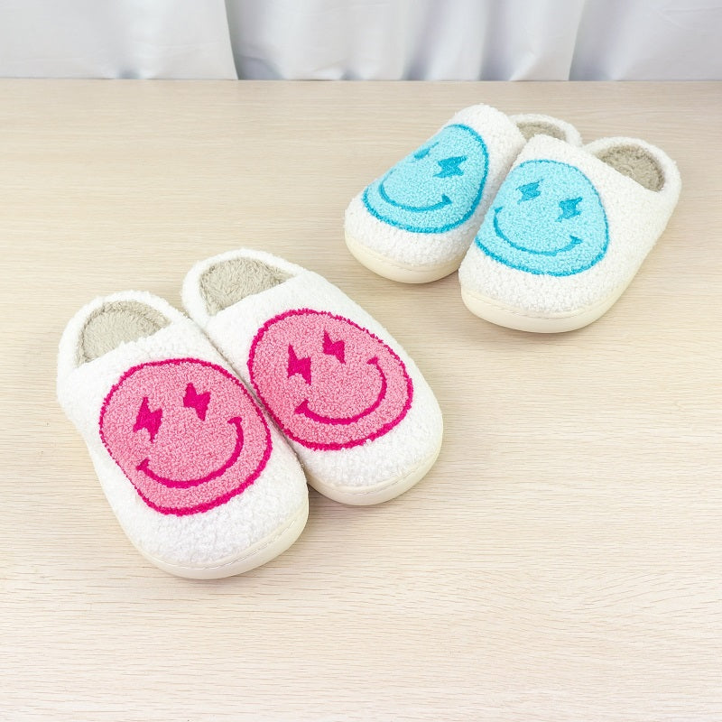 Lightning Smile Face Slippers