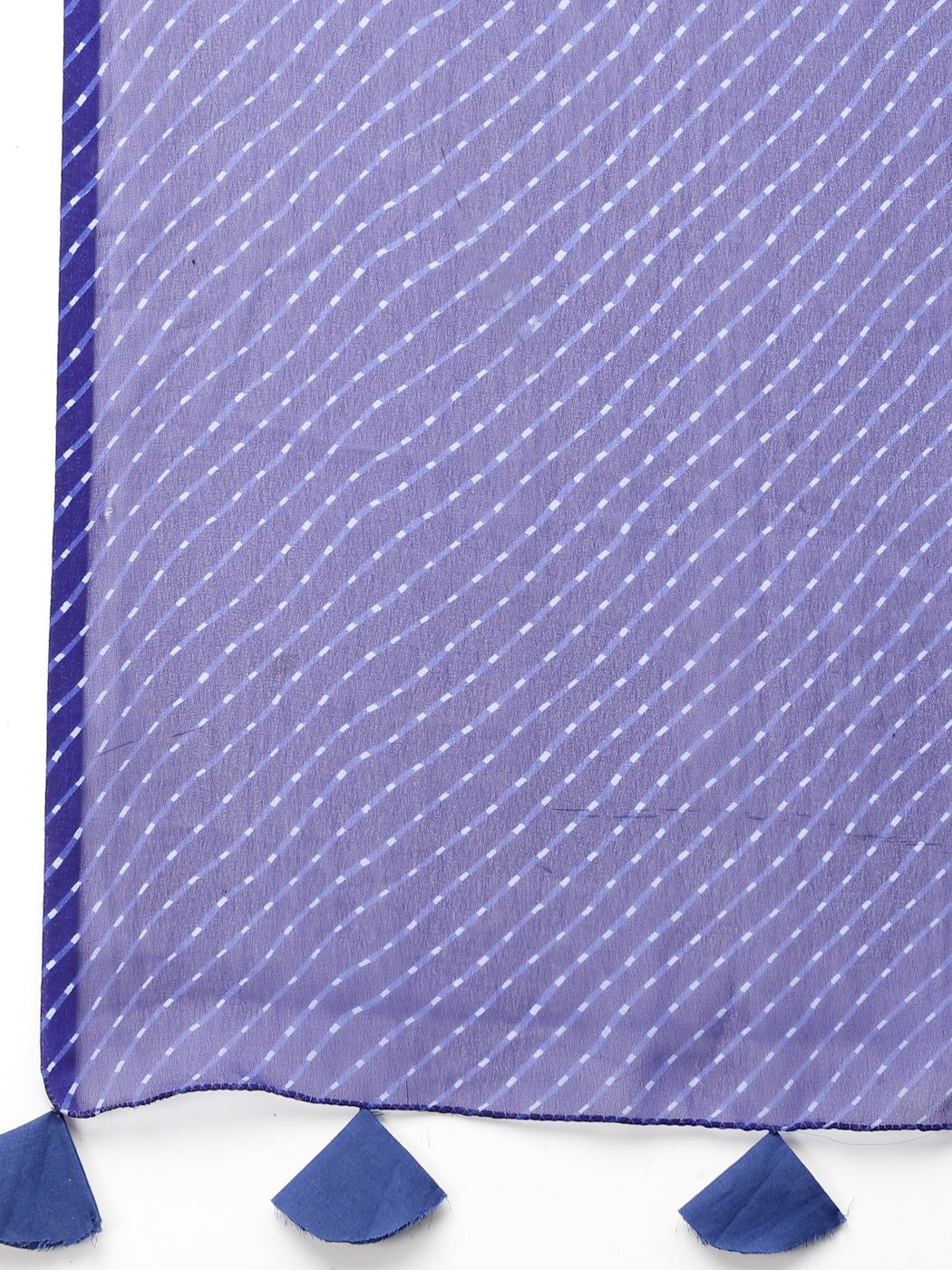 Skydiver Blue Leheriya Kurta Set