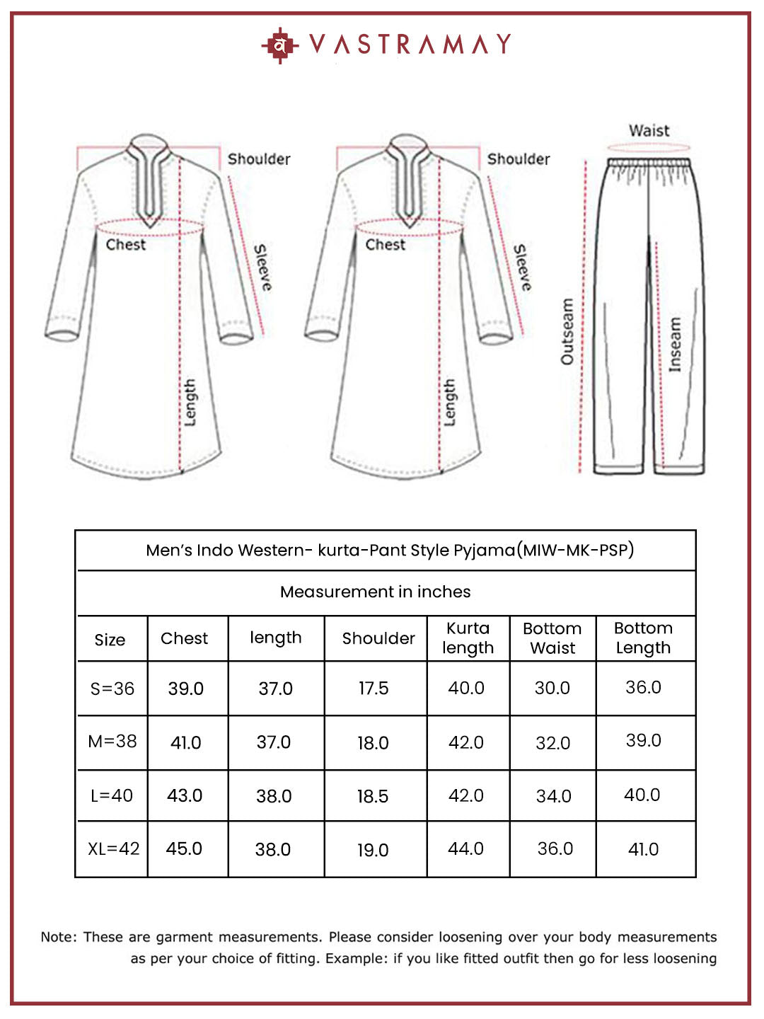 Men's Wine And Black Viscose Sherwani Set