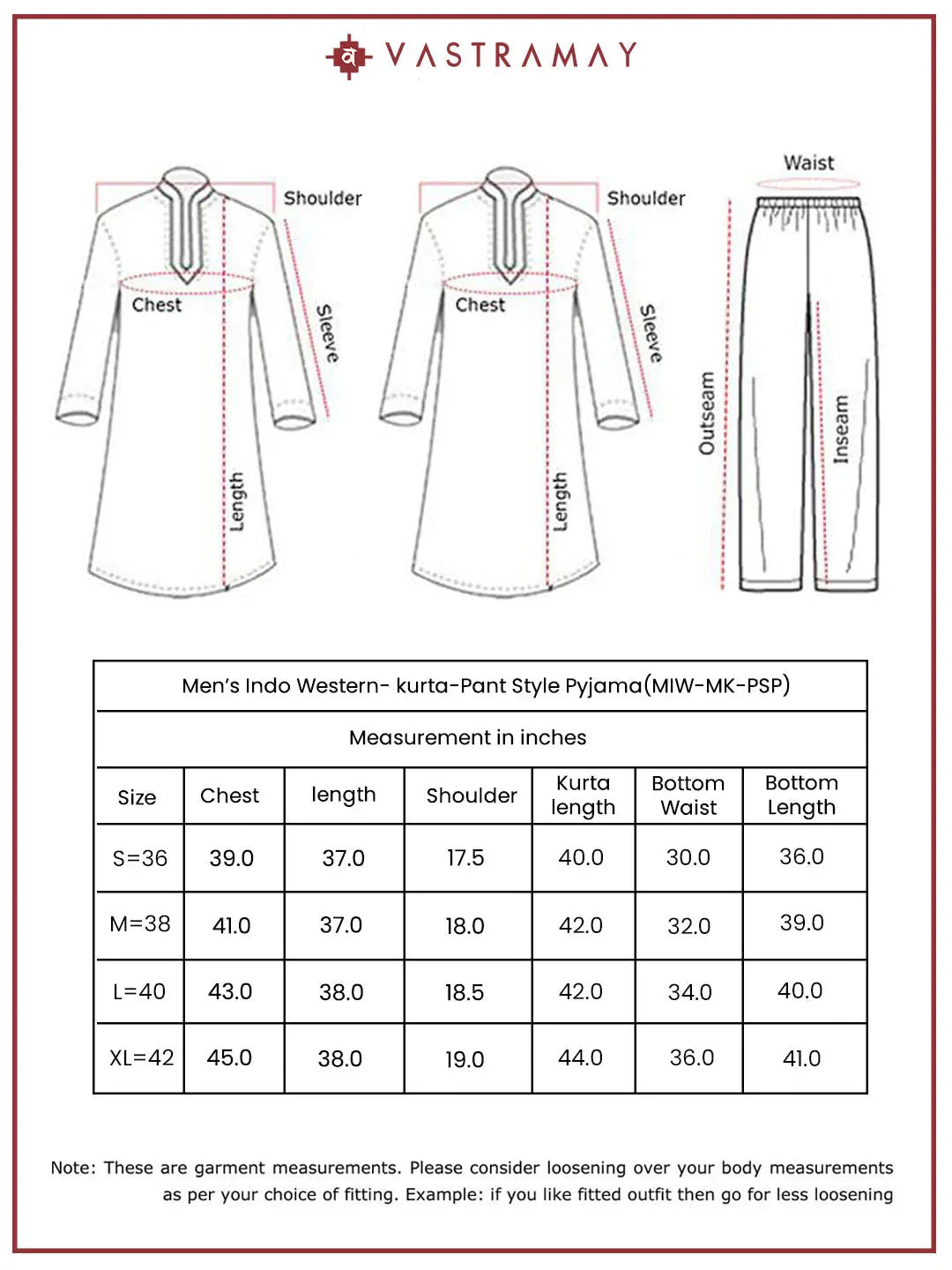 Men's Wine And Black Viscose Sherwani Set