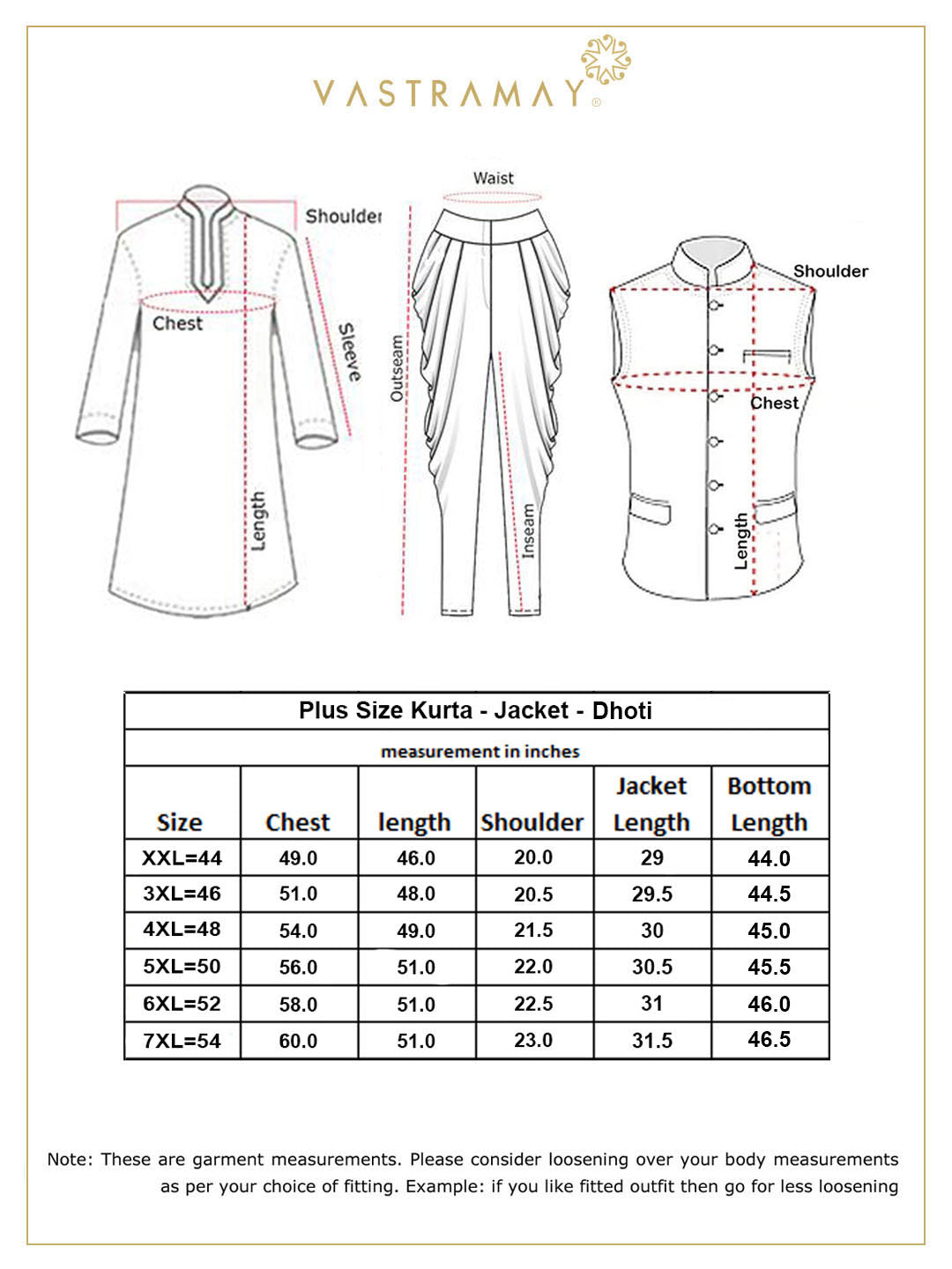 Plus Men's Maroon Nehru Jacket With Rose Gold Kurta And Maroon Dhoti Set