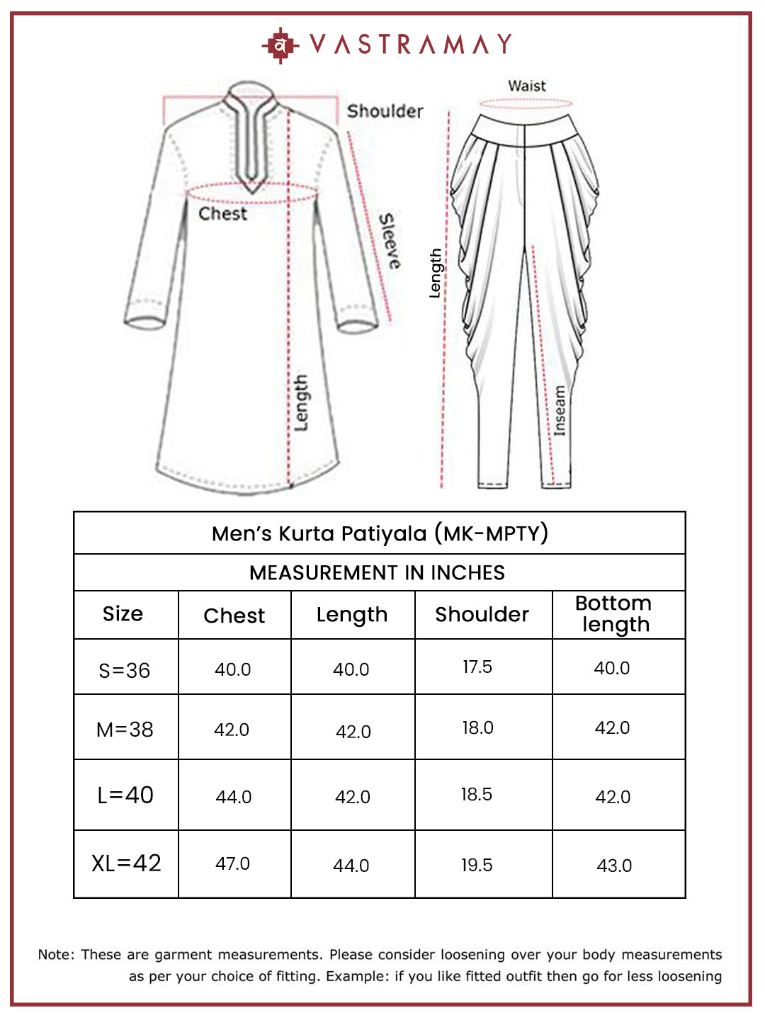 Men's Maroon And Cream Cotton Blend Pathani Kurta Set