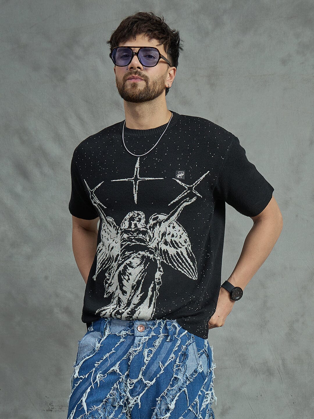 Black Fallen Angel T-Shirt