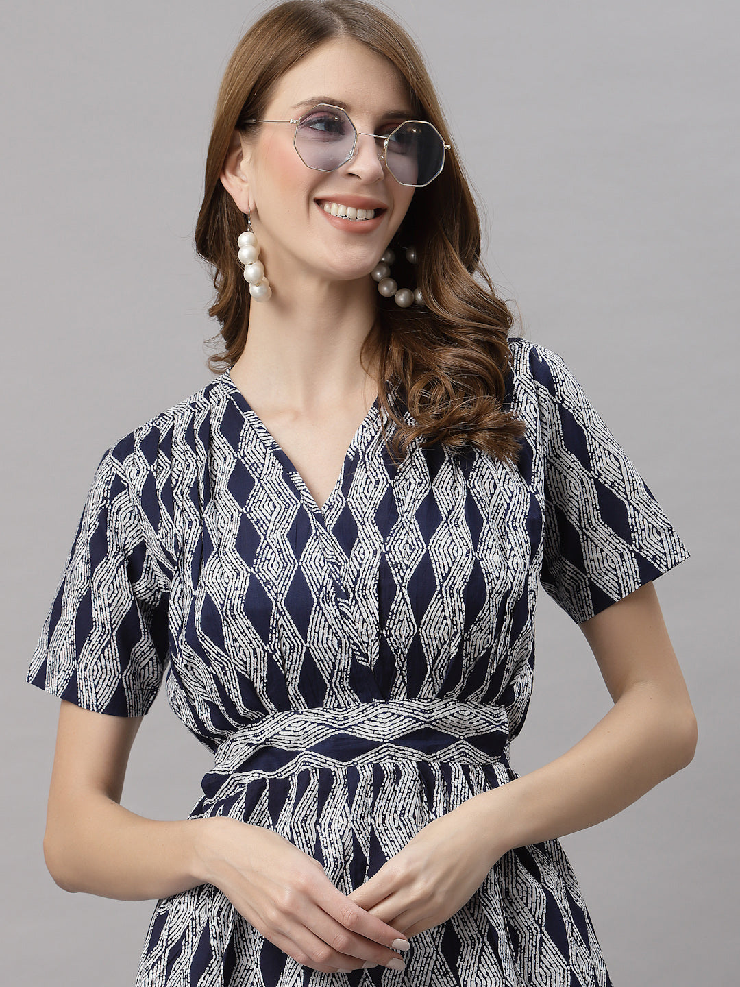 Marie Indigo Dress - By Ragavi - qivii