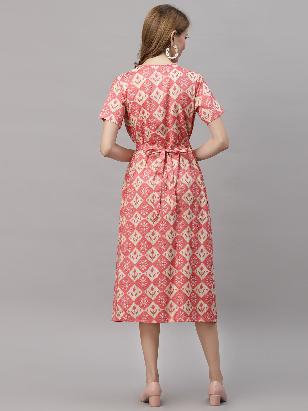 Marie Pink Dress - By Ragavi - qivii